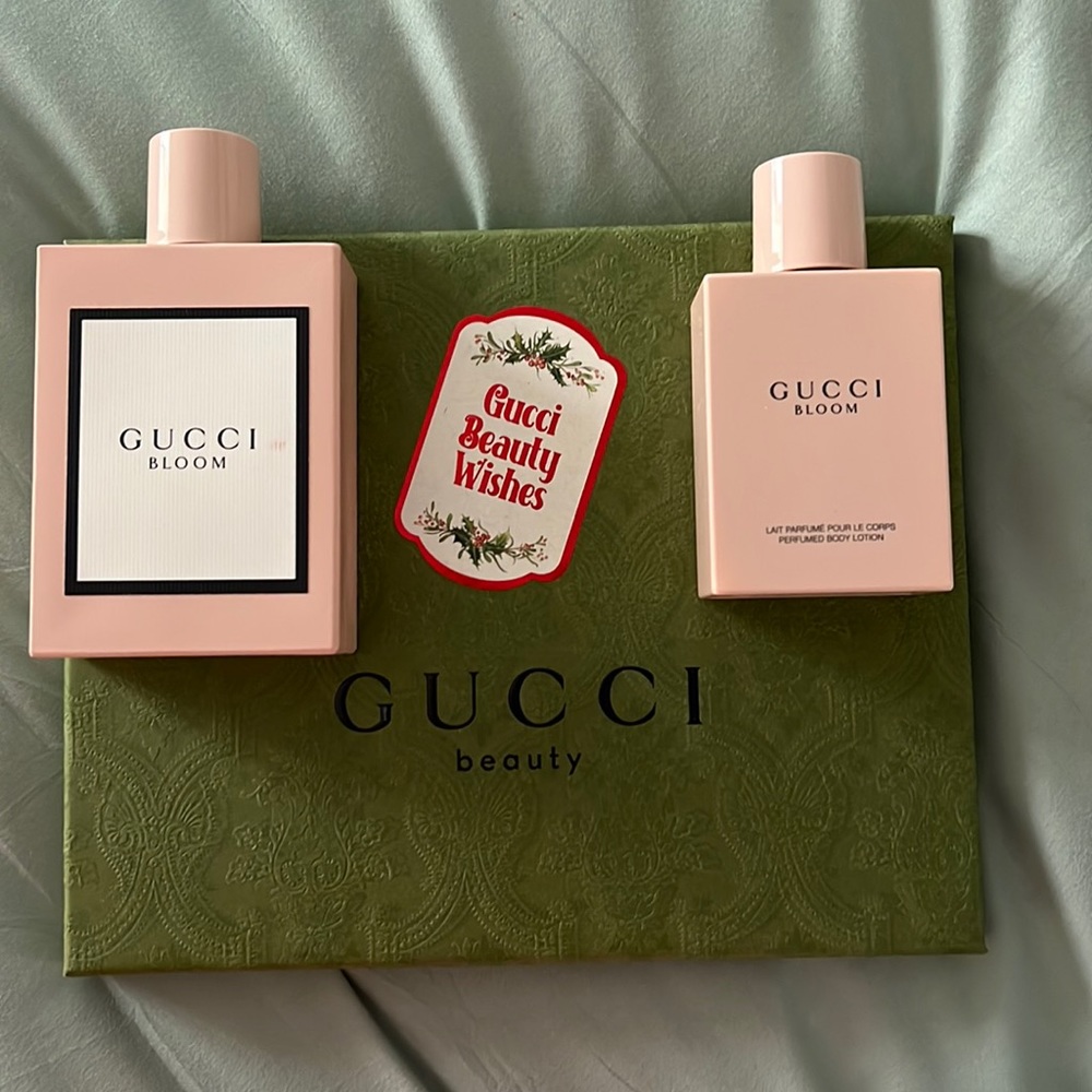 Gucci Bloom perfume and lotion